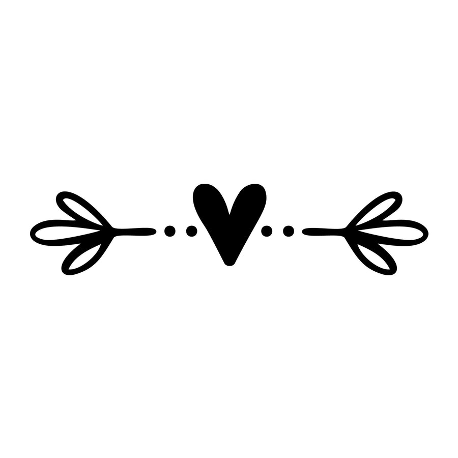 Floral Divider SVG design element for Cricut, Silhouette, laser cutting, vinyl, sublimation, and craft projects.