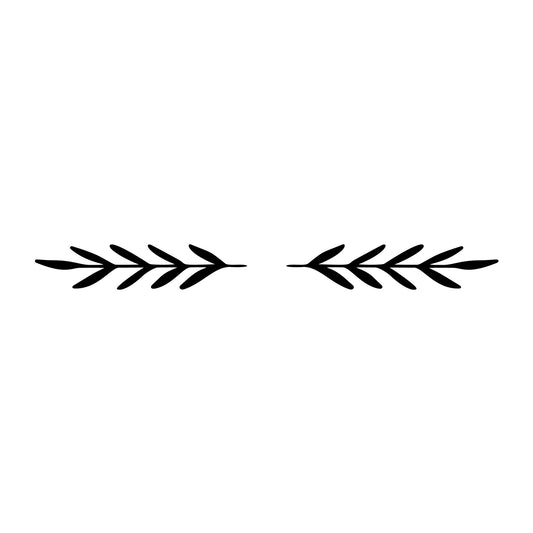 Floral Divider SVG design element for Cricut, Silhouette, laser cutting, vinyl, sublimation, and craft projects.