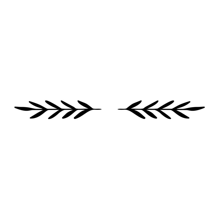 Floral Divider SVG design element for Cricut, Silhouette, laser cutting, vinyl, sublimation, and craft projects.
