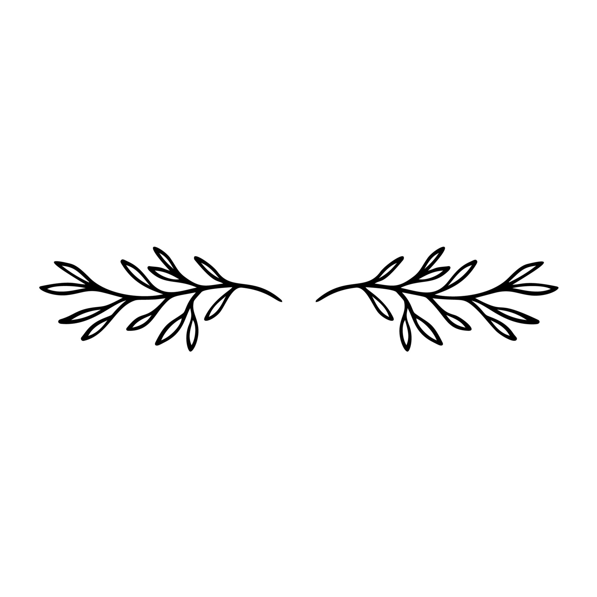 Floral Divider SVG design element for Cricut, Silhouette, laser cutting, vinyl, sublimation, and craft projects.