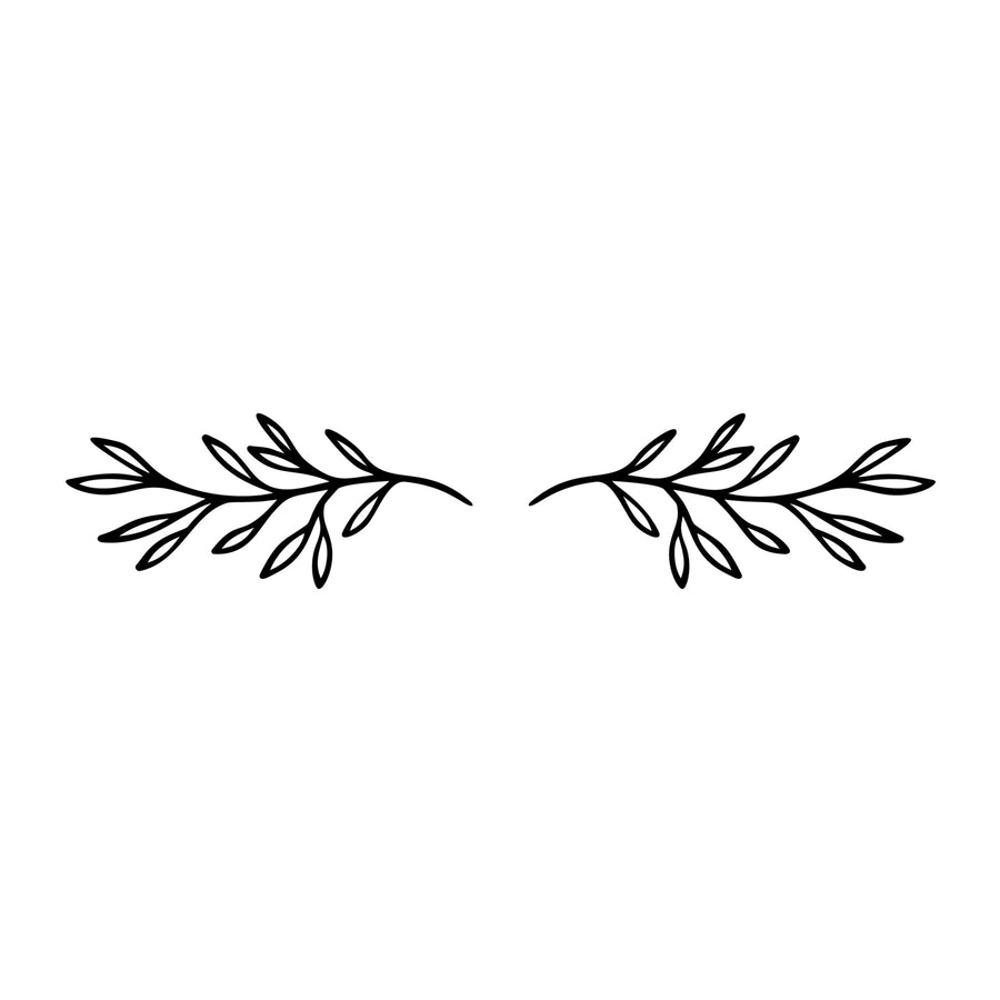 Floral Divider SVG design element for Cricut, Silhouette, laser cutting, vinyl, sublimation, and craft projects.