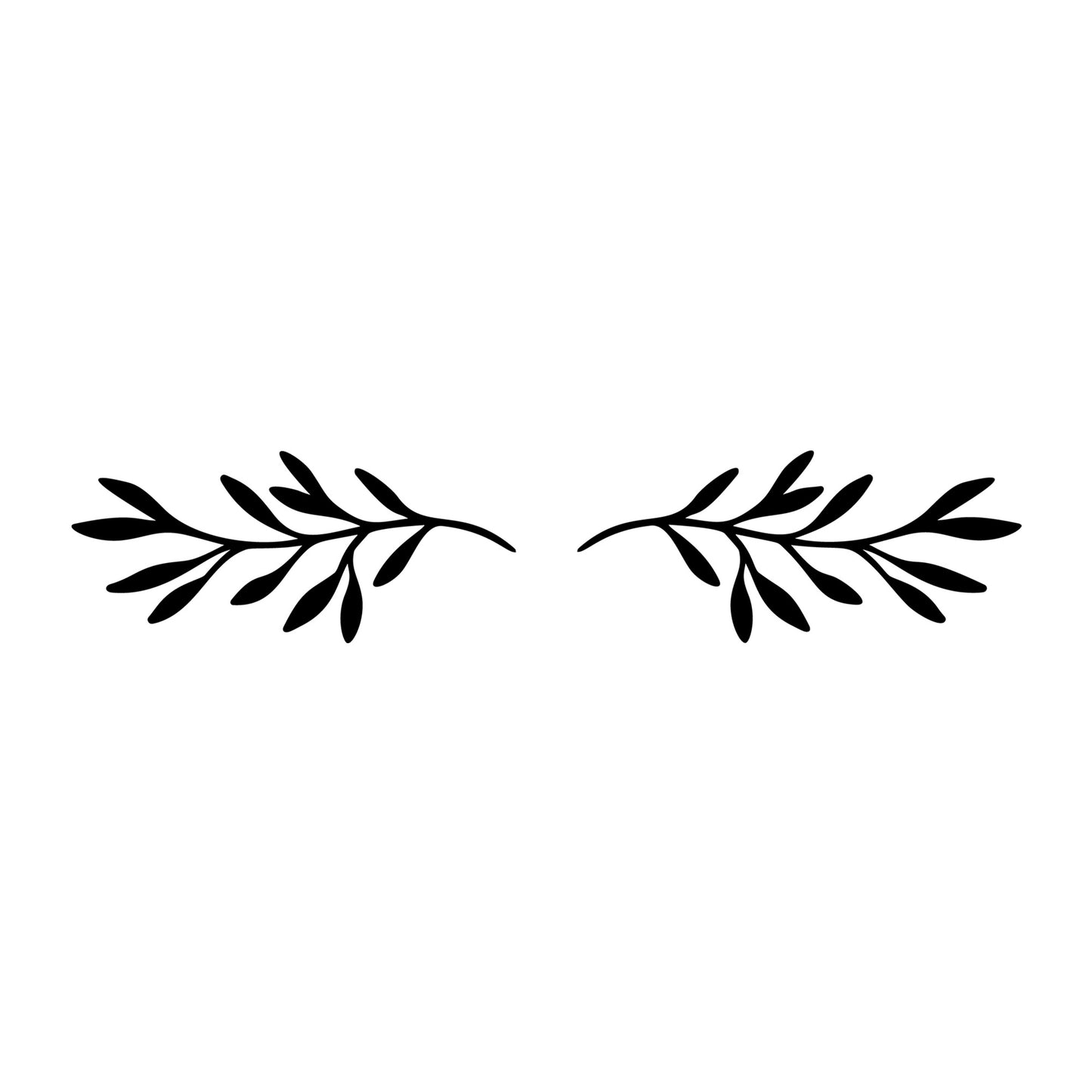 Floral Divider SVG design element for Cricut, Silhouette, laser cutting, vinyl, sublimation, and craft projects.