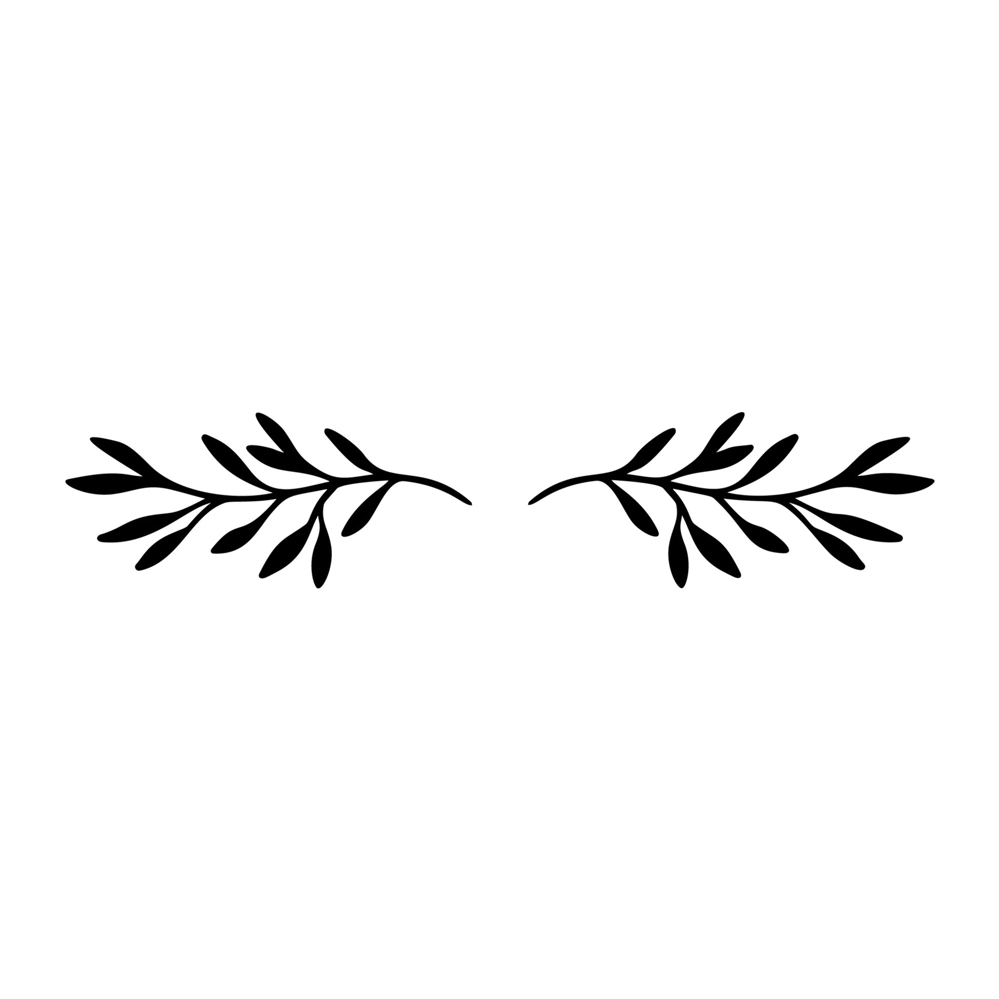 Floral Divider SVG design element for Cricut, Silhouette, laser cutting, vinyl, sublimation, and craft projects.