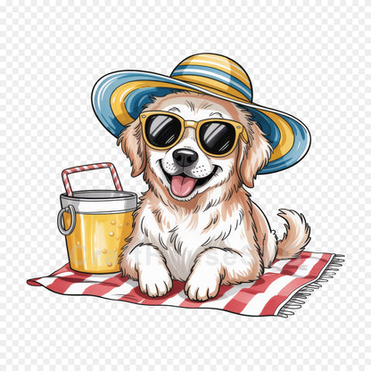 Cute Summer Animals Clipart Bundle