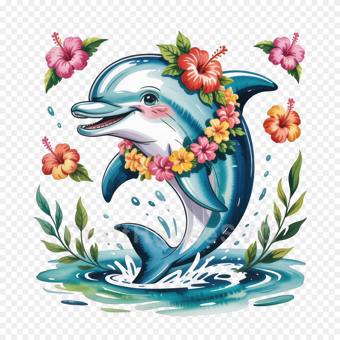 Cute Summer Animals Clipart Bundle