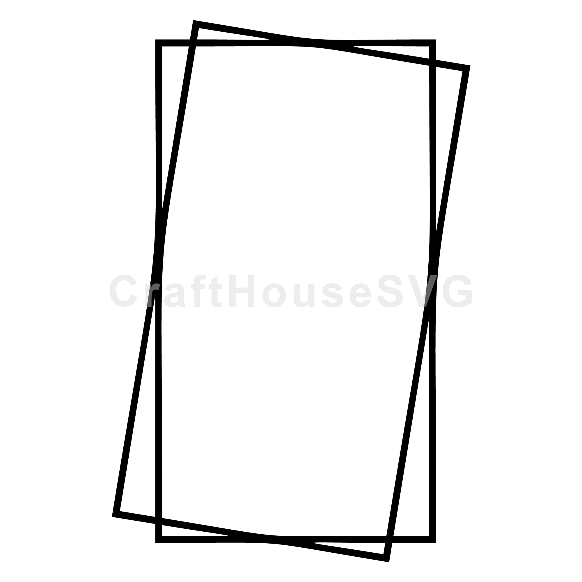 Rectangle Double Frame SVG