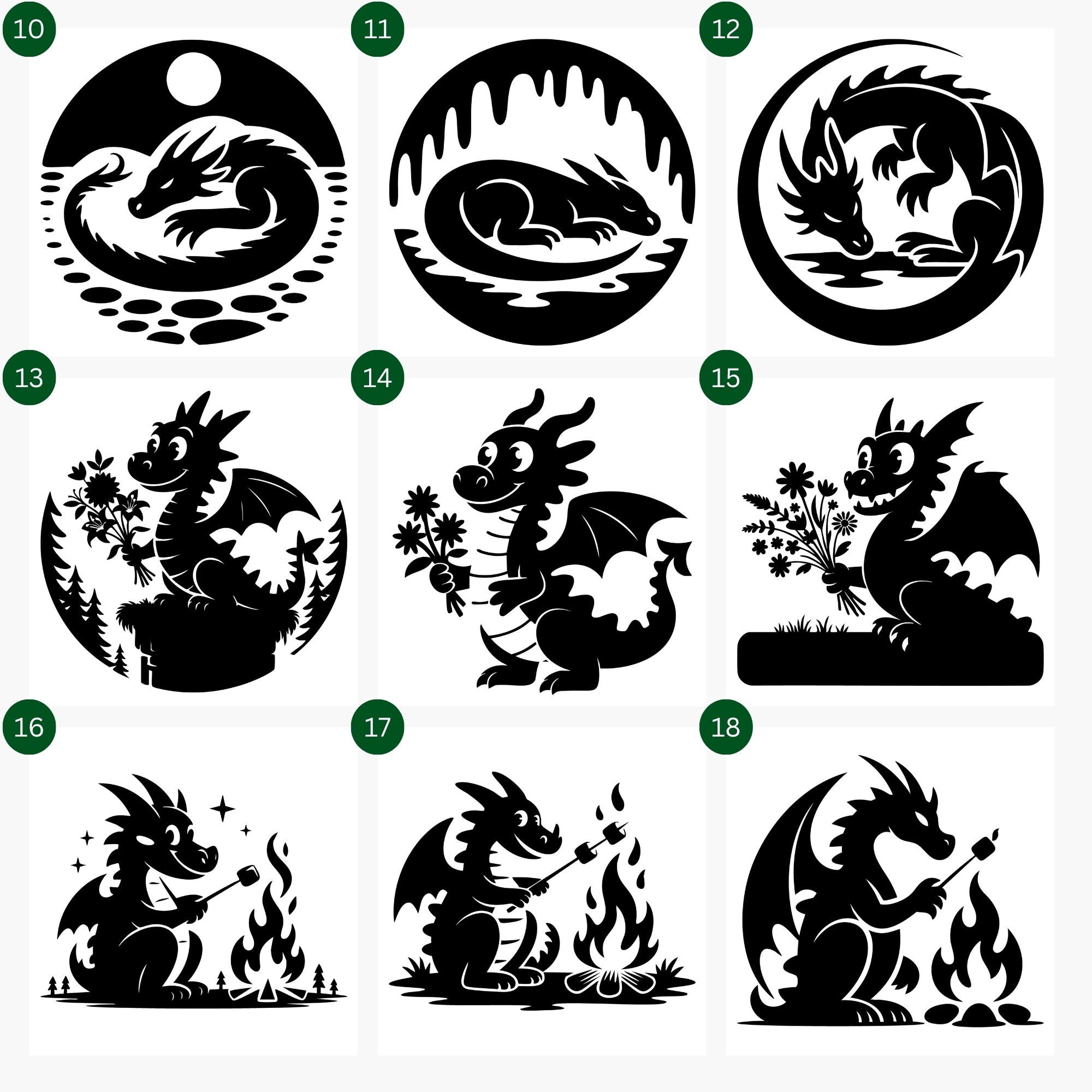 Dragon SVG Bundle