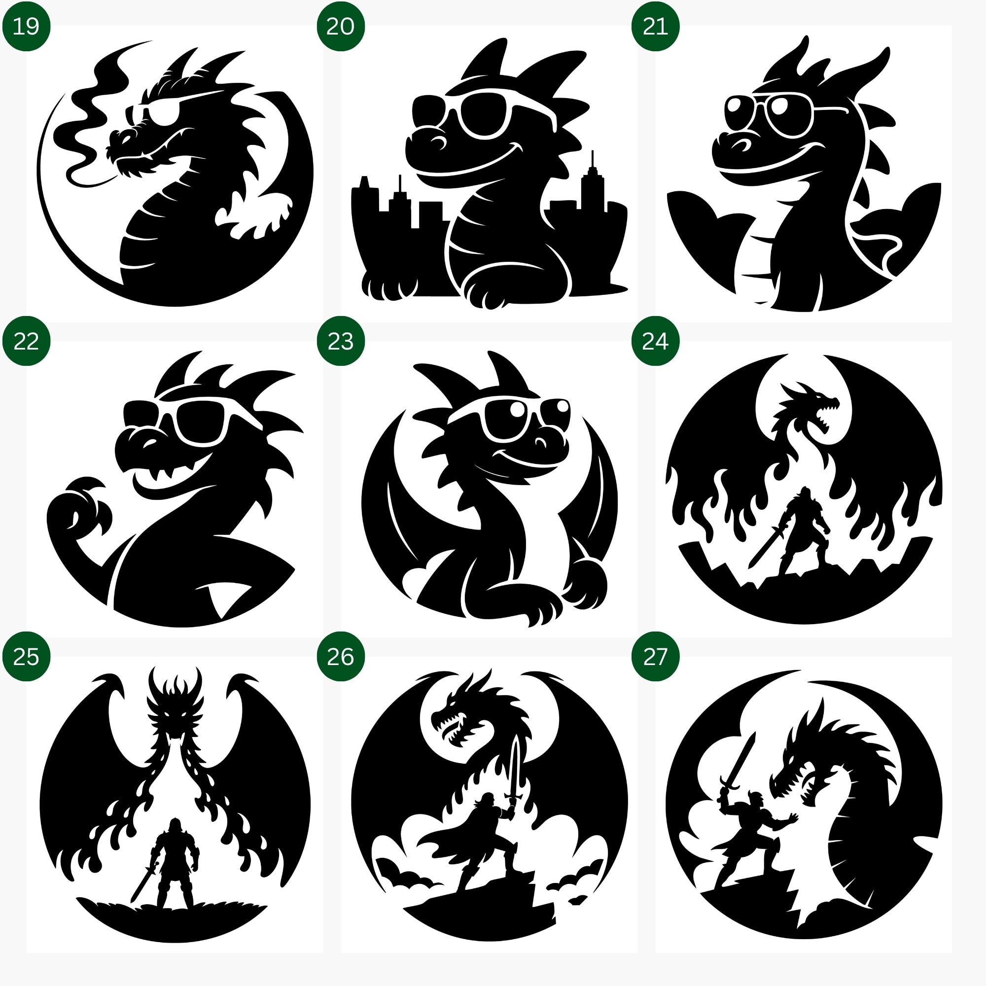 Dragon SVG Bundle