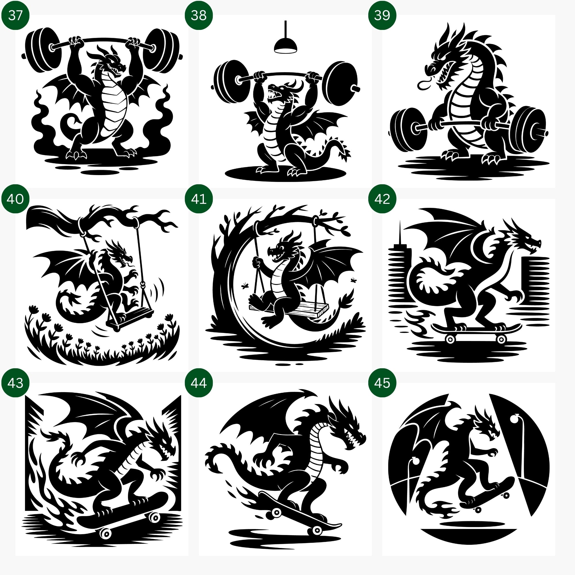 Dragon SVG Bundle
