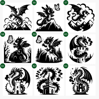 Dragon SVG Bundle