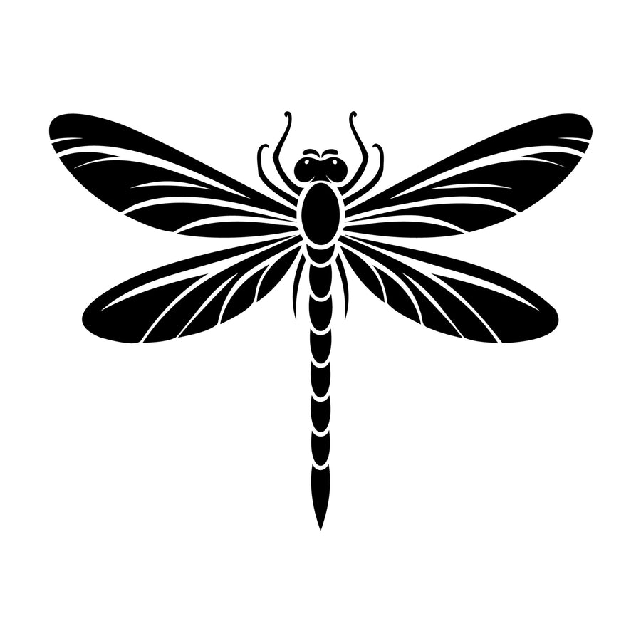 Dragonfly Silhouette 1 SVG silhouette design for Cricut, Silhouette, laser cutting, vinyl, sublimation, and craft projects.