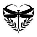 Dragonfly Silhouette 35 SVG silhouette design for Cricut, Silhouette, laser cutting, vinyl, sublimation, and craft projects.