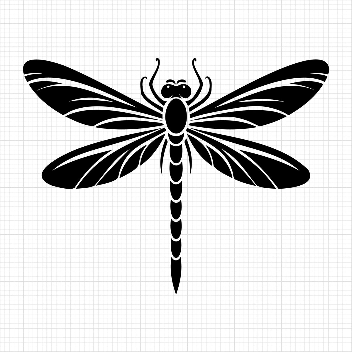Dragonfly Silhouette 1