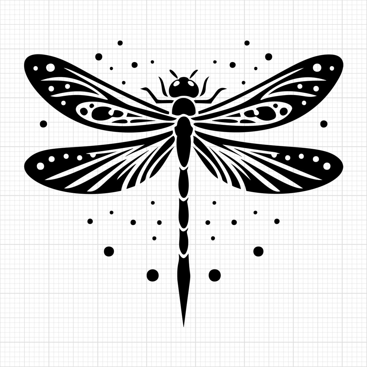 Dragonfly Silhouette 18