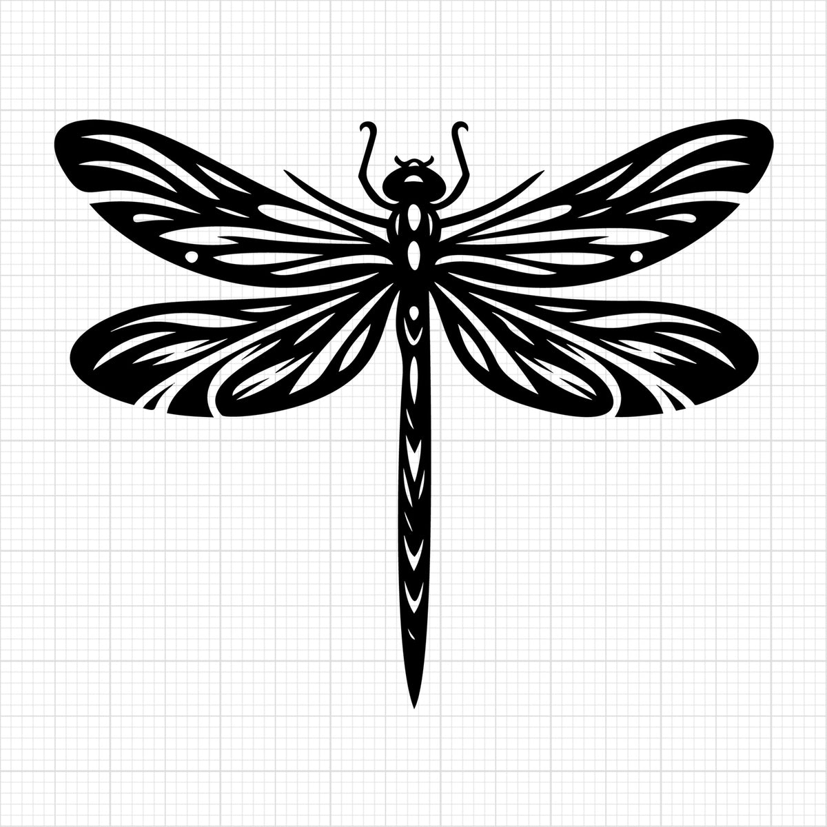 Dragonfly Silhouette 2