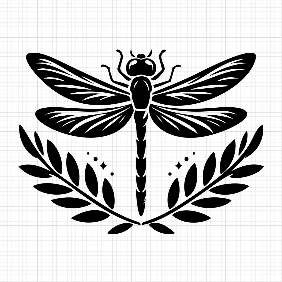 Dragonfly Silhouette 20