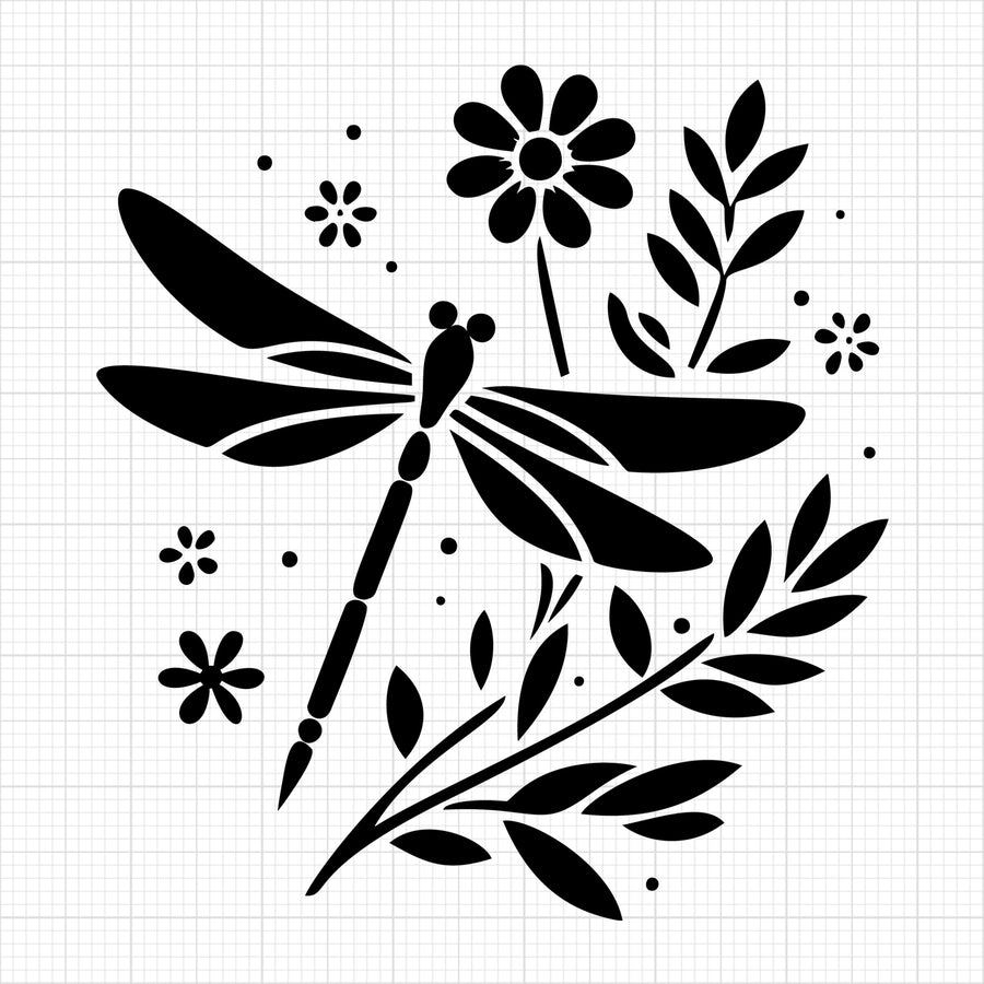 Dragonfly Silhouette 21