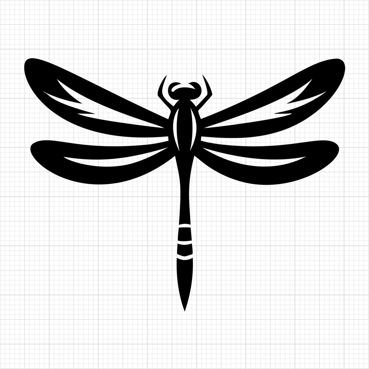 Dragonfly Silhouette 3