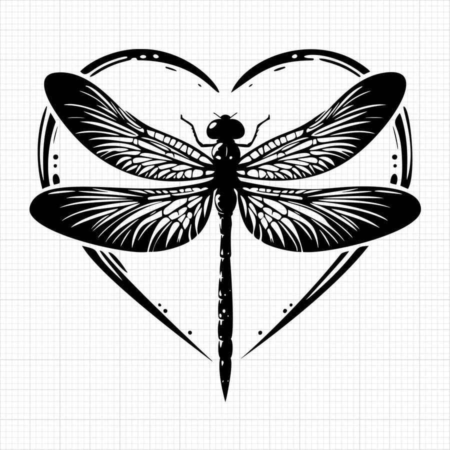 Dragonfly Silhouette 34