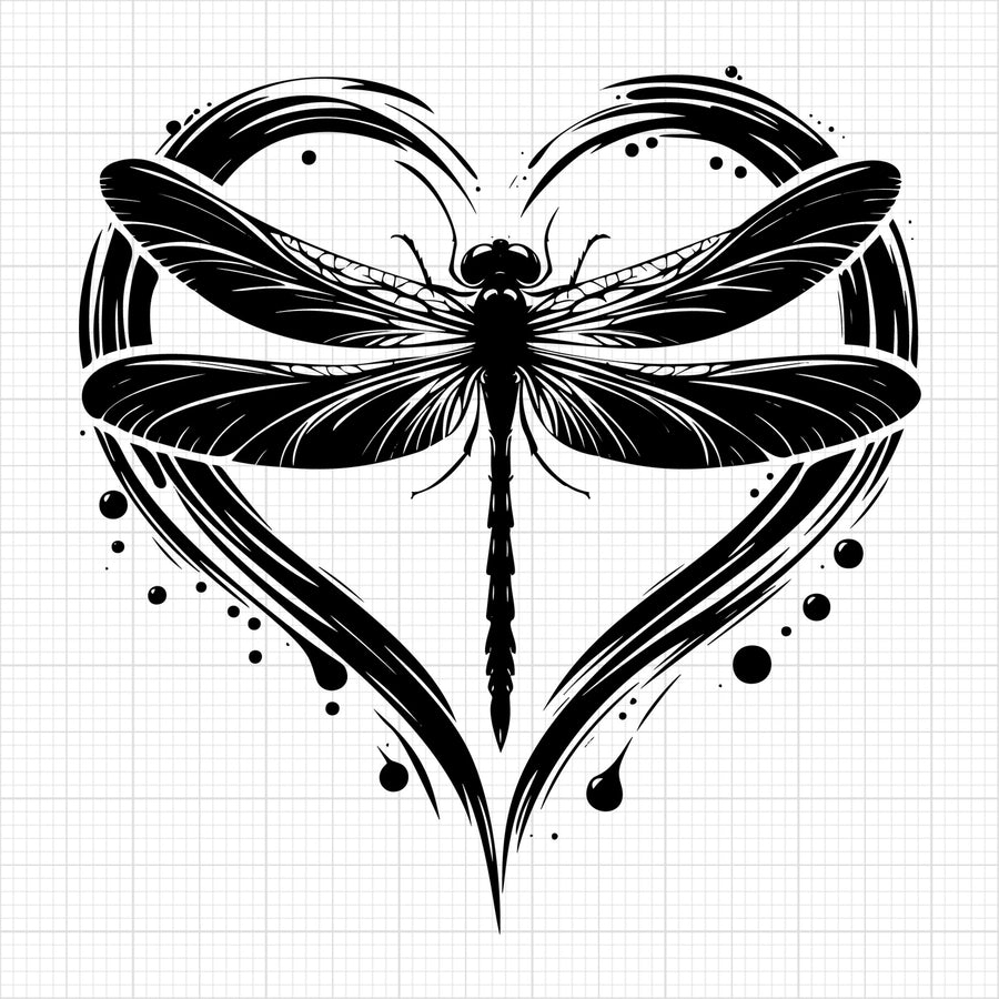 Dragonfly Silhouette 37