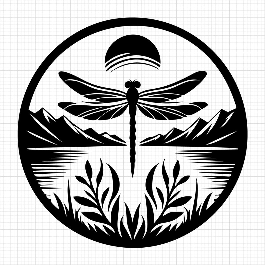 Dragonfly Silhouette 41