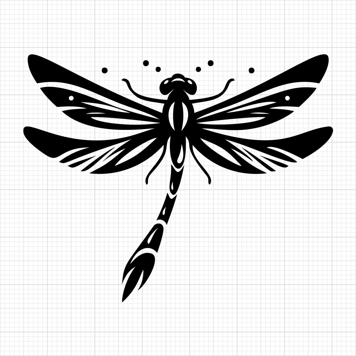 Dragonfly Silhouette 5