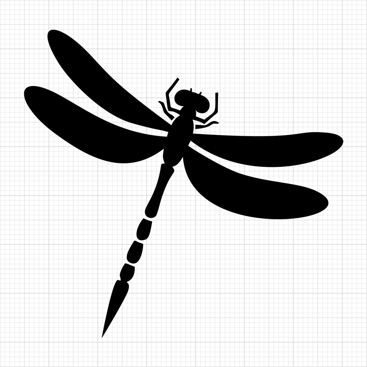 Dragonfly Silhouette 9