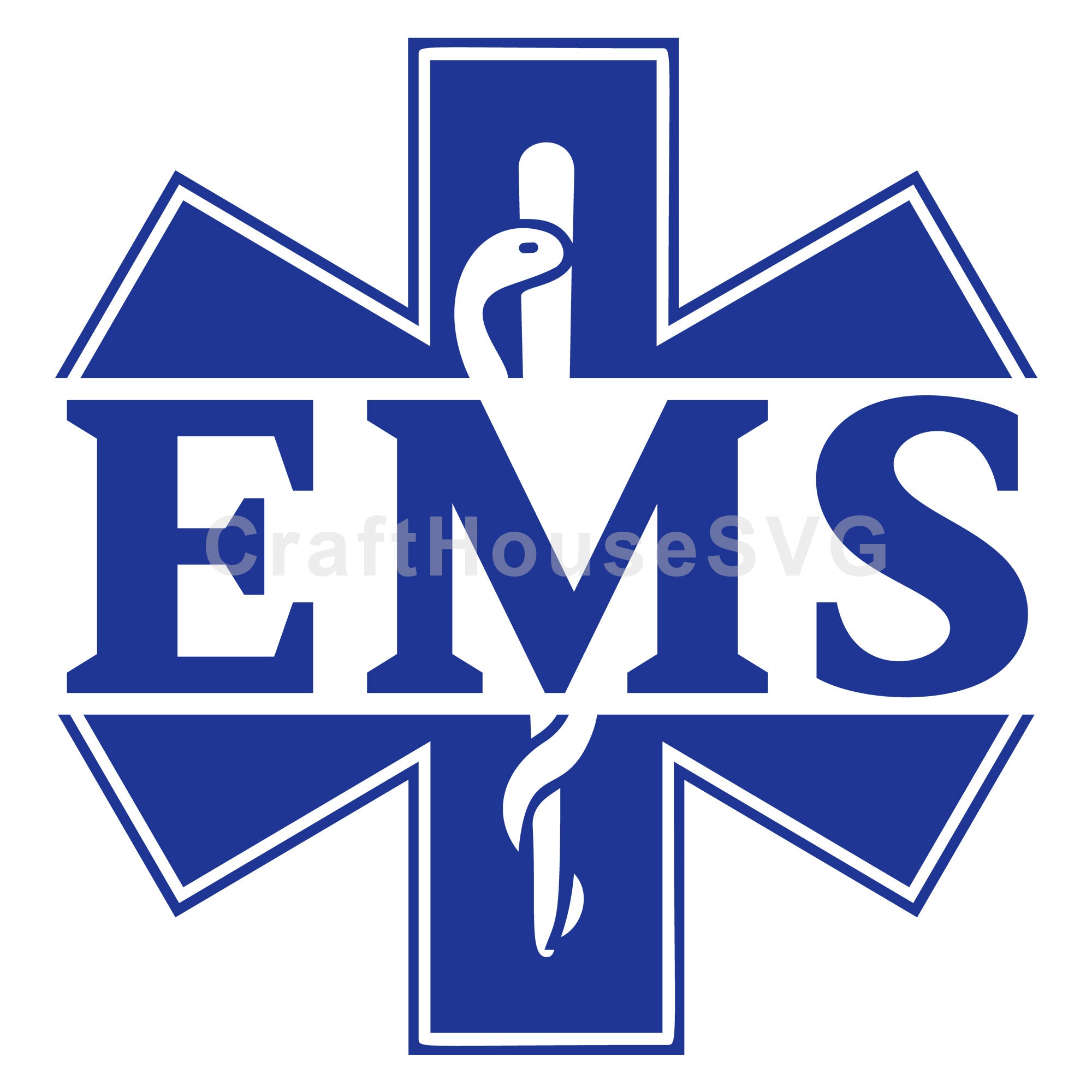 EMS Star Of Light SVG EMT Paramedic Cut Files - Craft House SVG