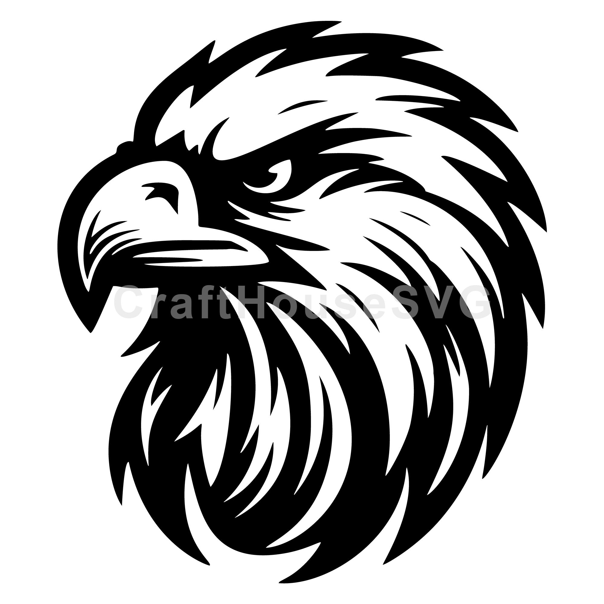 Eagle Head SVG Cut File