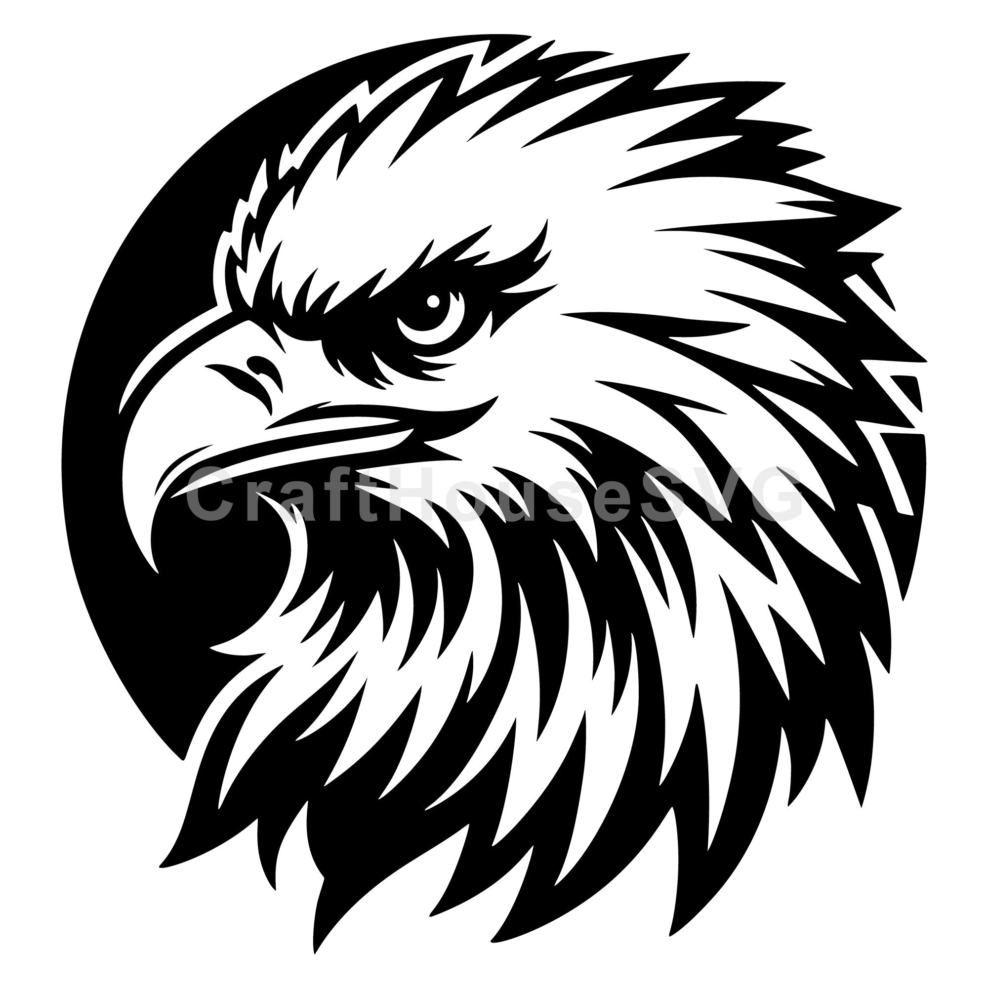 Eagle Head SVG