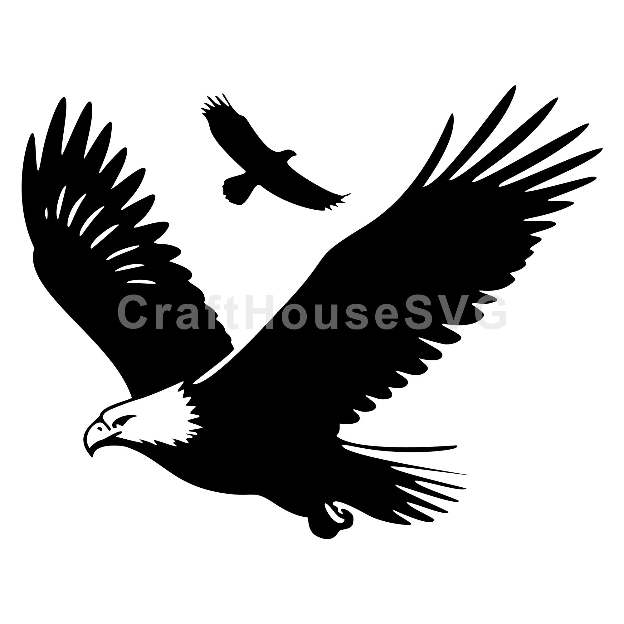 Eagles Flying SVG