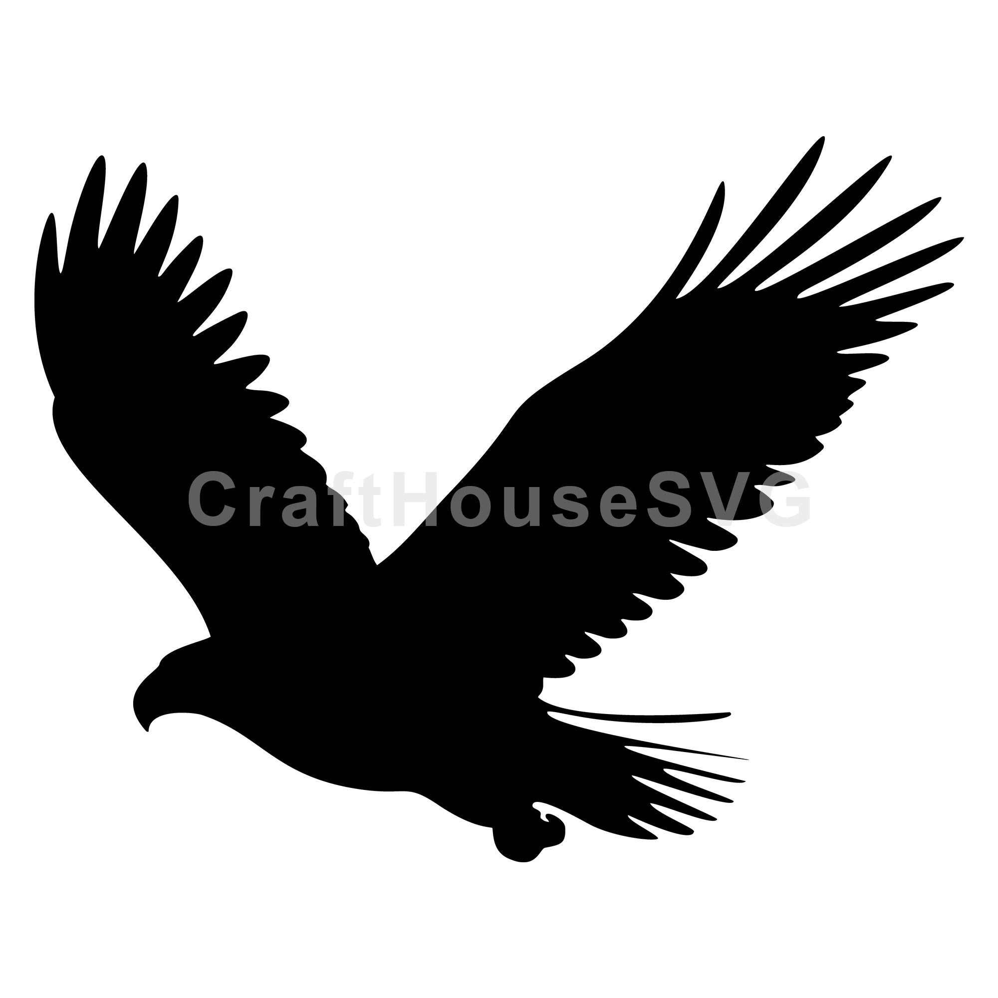 Eagles Flying Silhouette SVG