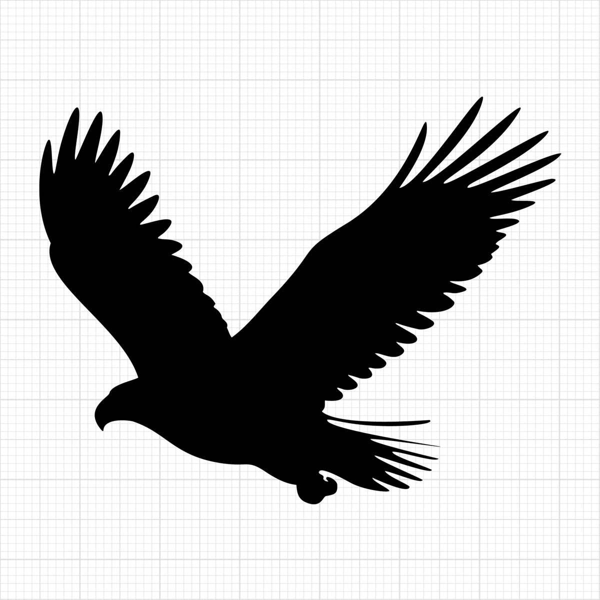 Eagles Flying Silhouette