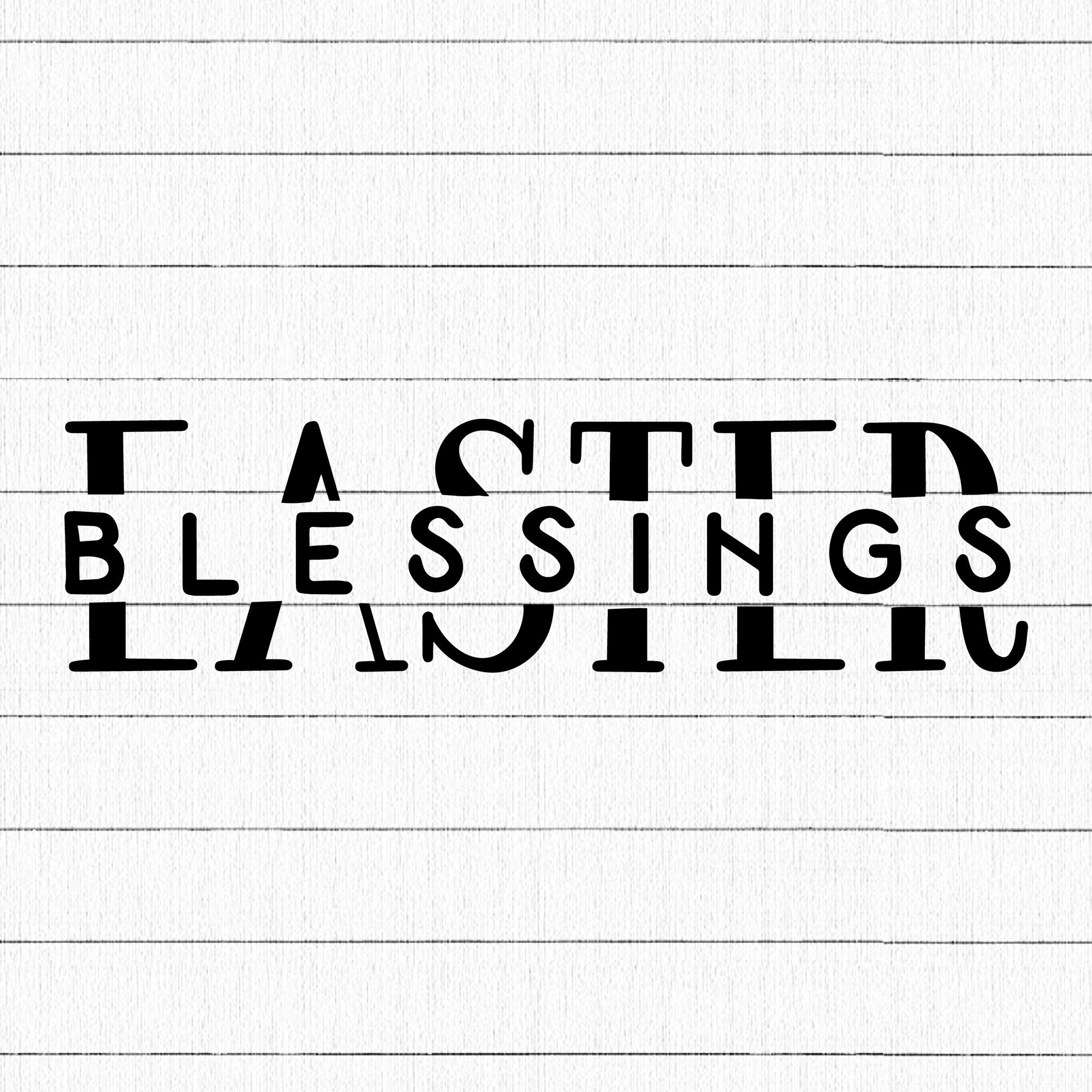 Easter Blessings SVG