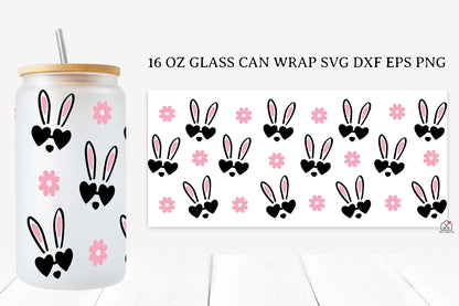 Easter 16 Oz Glass Can Wrap SVG Bundle