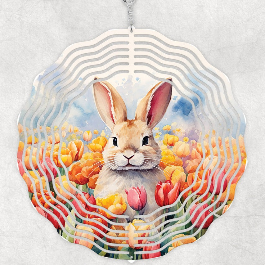 Easter Round Windspinner Bundle Sublimation Designs PNG