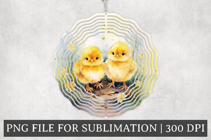 Easter Round Windspinner Bundle Sublimation Designs PNG