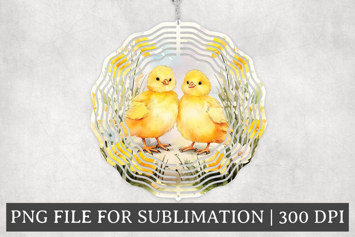 Easter Round Windspinner Bundle Sublimation Designs PNG