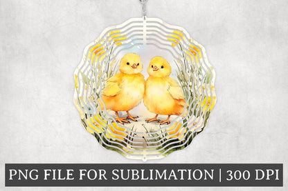 Easter Round Windspinner Bundle Sublimation Designs PNG