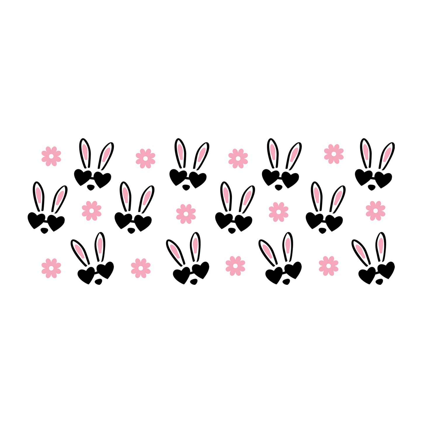 Easter Glass Can Wrap SVG design for Cricut, Silhouette, laser cutting, vinyl, sublimation, and craft projects.
