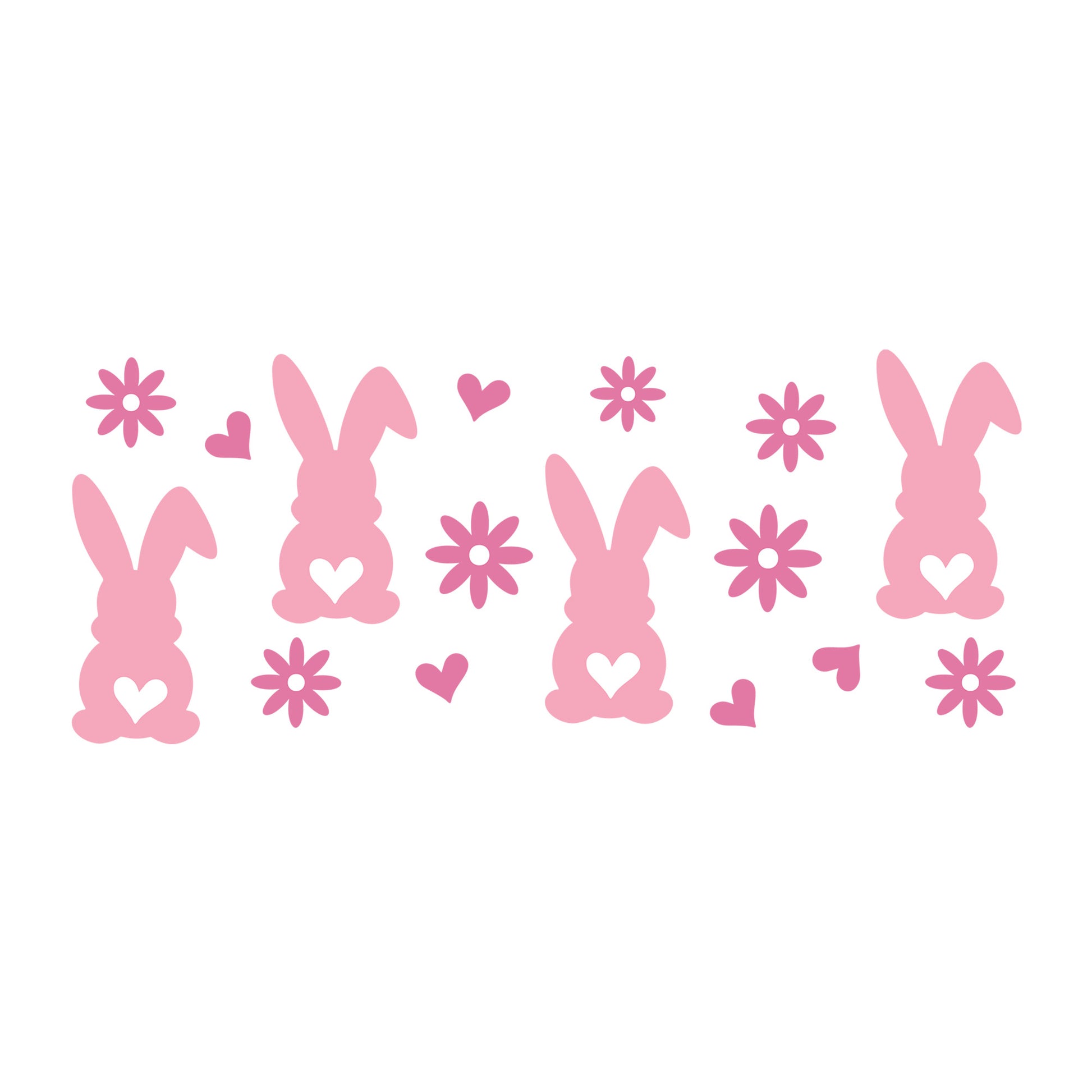 Easter Glass Can Wrap SVG design for Cricut, Silhouette, laser cutting, vinyl, sublimation, and craft projects.