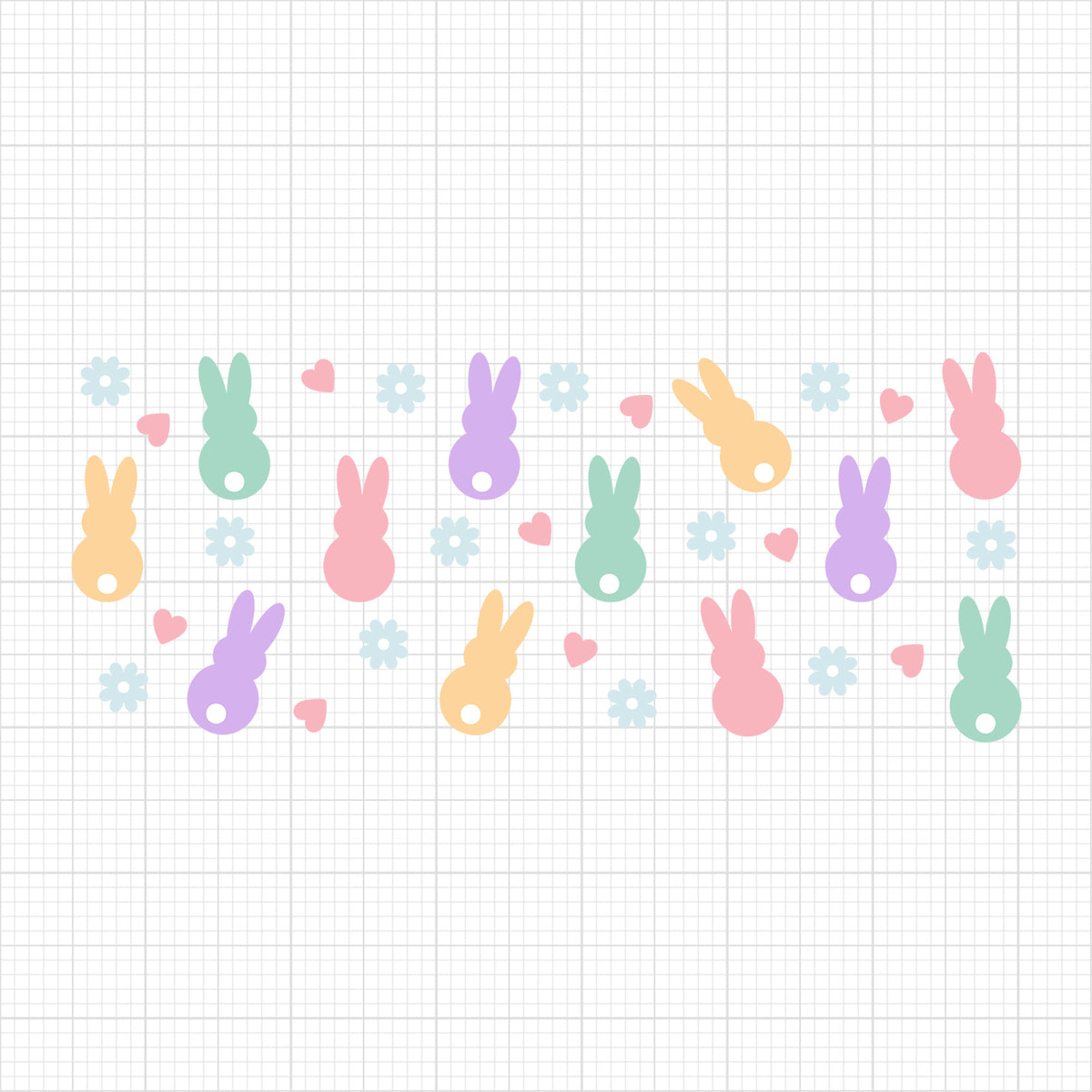 Easter Glass Can Wrap 6