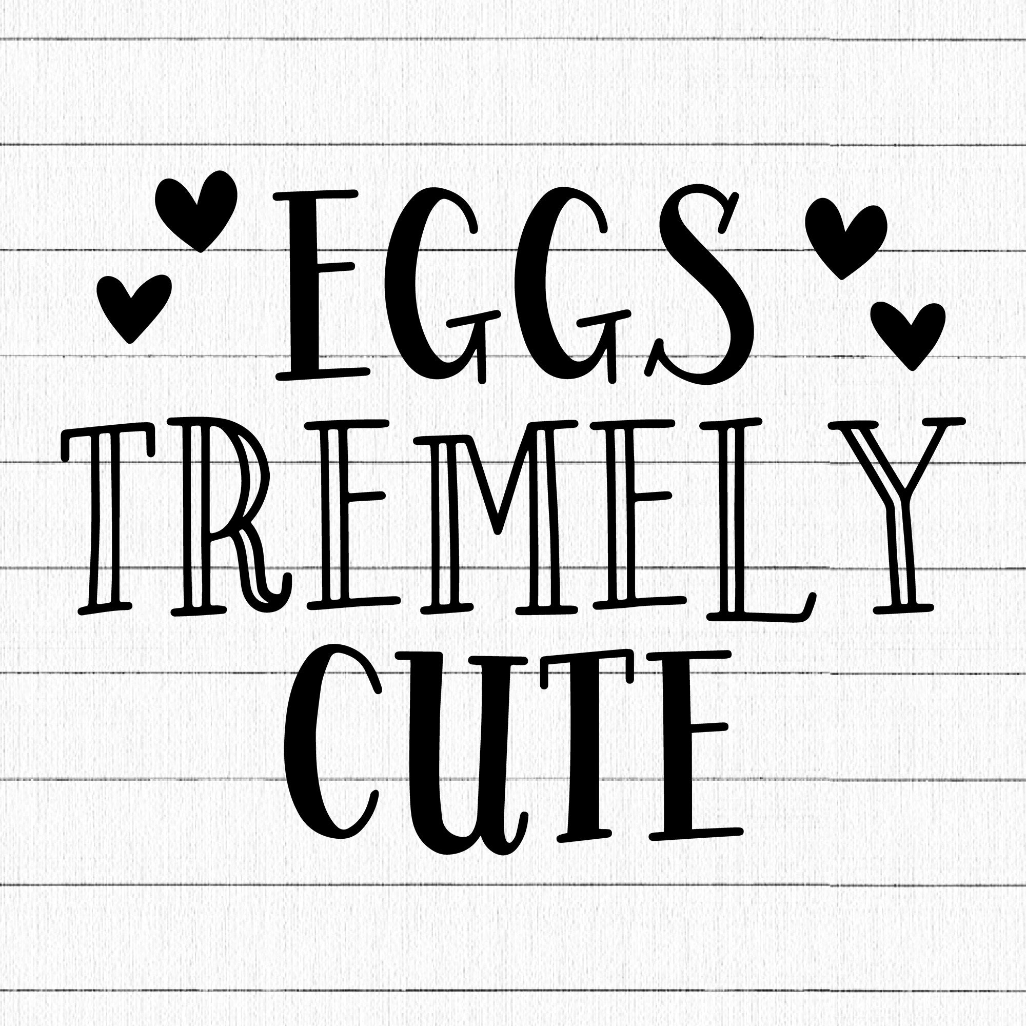 Eggstremely Cute SVG