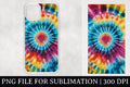 FREE Tie Dye Sublimation Phone Case Design PNG - Craft House SVG