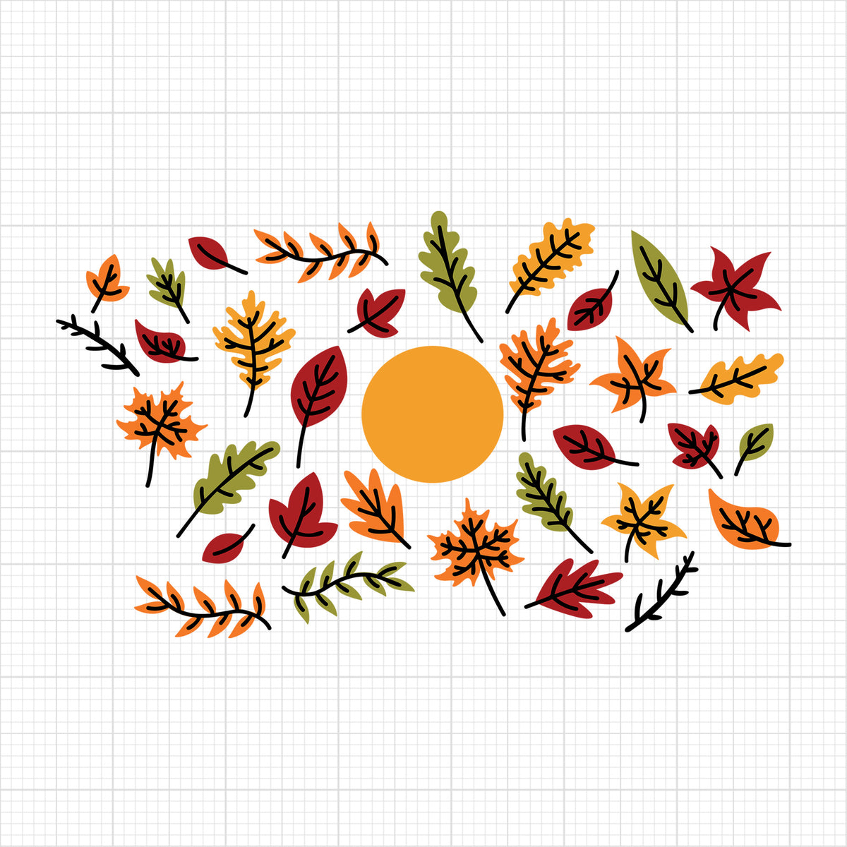 Fall Leaves Wrap