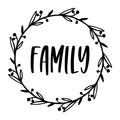 Family SVG design for Cricut, Silhouette, laser cutting, vinyl, sublimation, and Christmas craft projects.