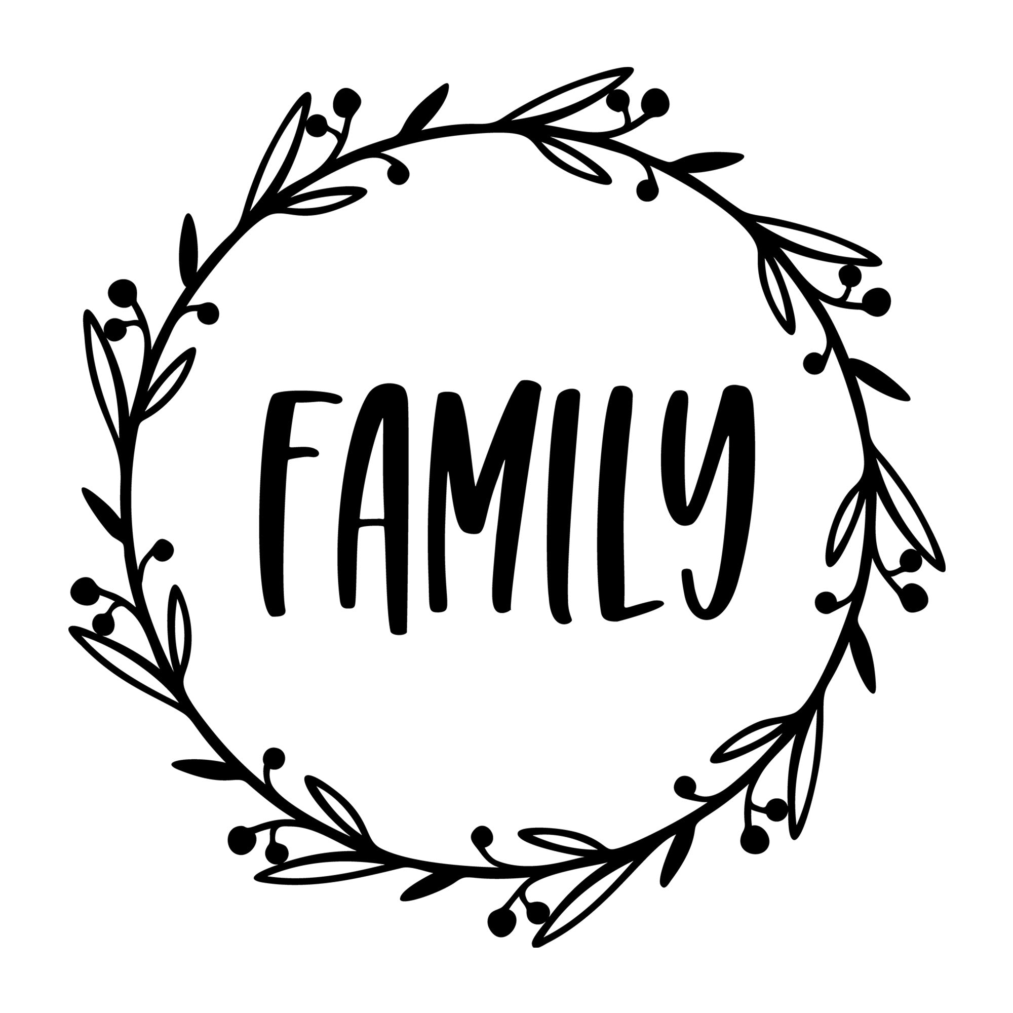Family SVG design for Cricut, Silhouette, laser cutting, vinyl, sublimation, and Christmas craft projects.