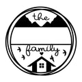 Family Monogram House SVG design for Cricut, Silhouette, laser cutting, vinyl, sublimation, and family monogram craft projects.