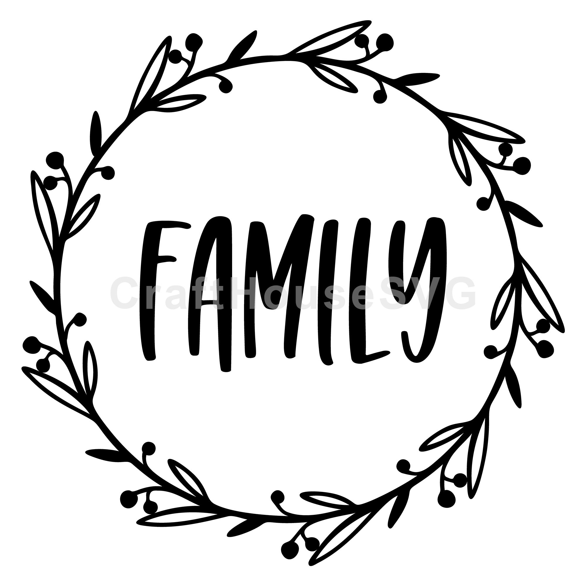 Family Christmas Ornament SVG