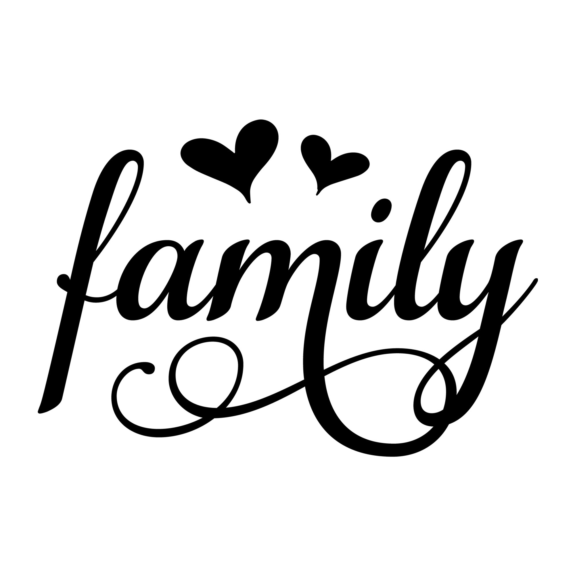 Family SVG design for Cricut, Silhouette, laser cutting, vinyl, sublimation, family crafts, and home decor projects.